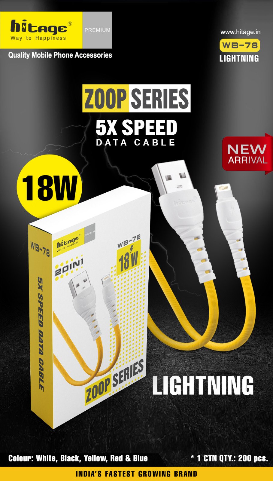 WB-78 Data Cable (18W) I-Phone