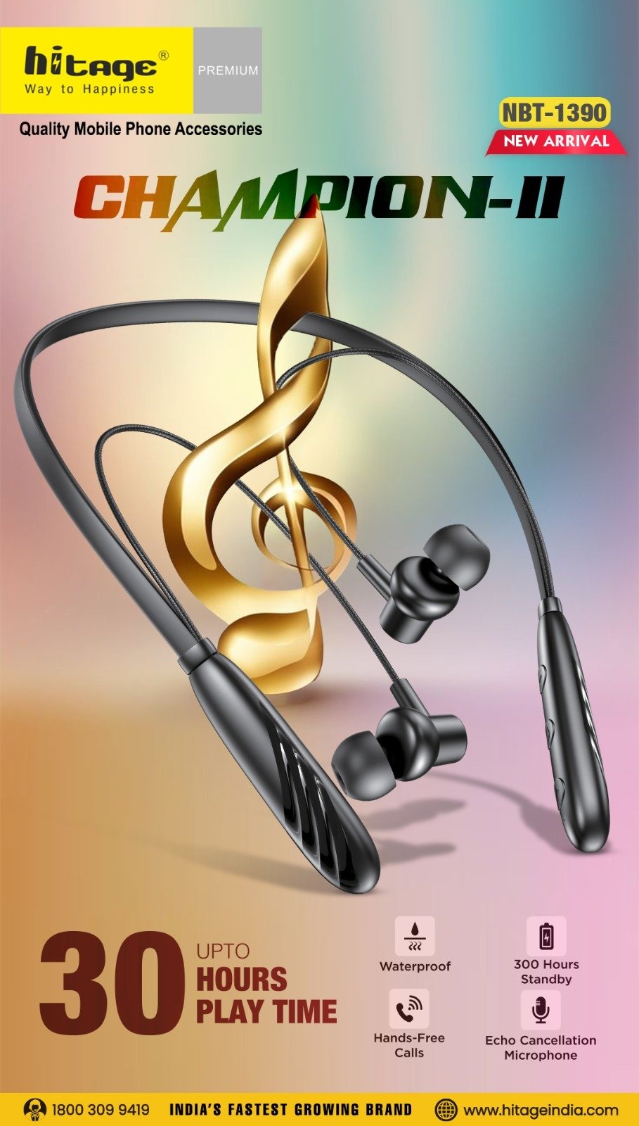 NBT-1390 Hitage BT Neckband