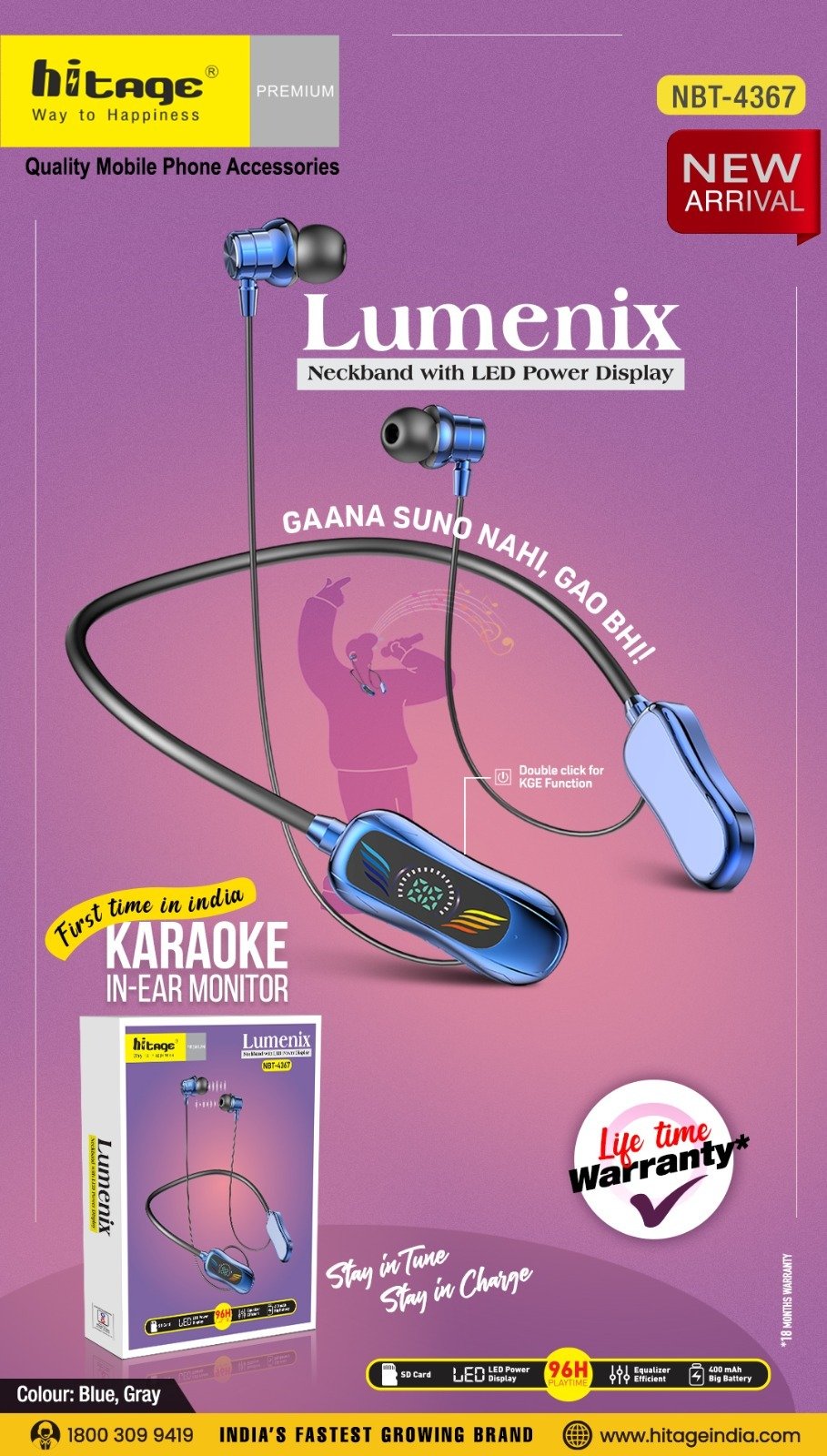 NBT-4367 Hitage BT Neckband