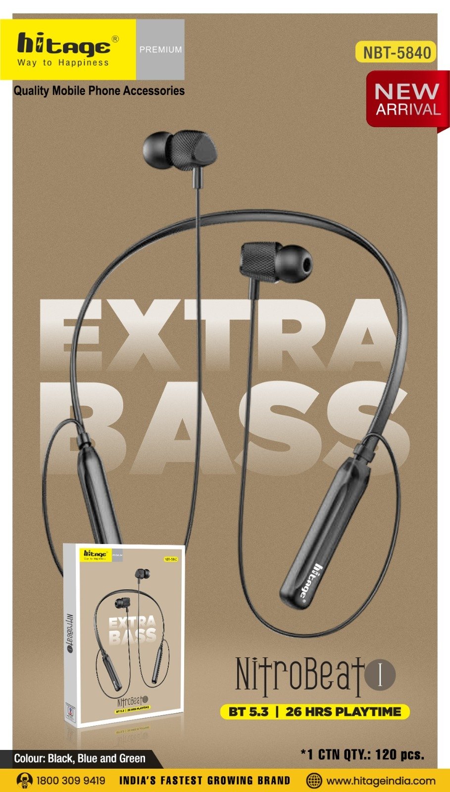 NBT-5840 Hitage BT Neckband