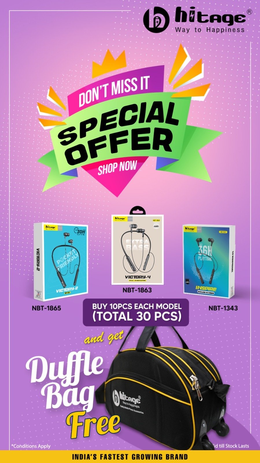 OFFER-DUFFLE BAG-END