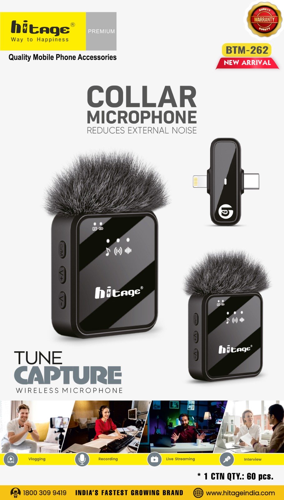 BTM-262 Hitage Wireless MIC