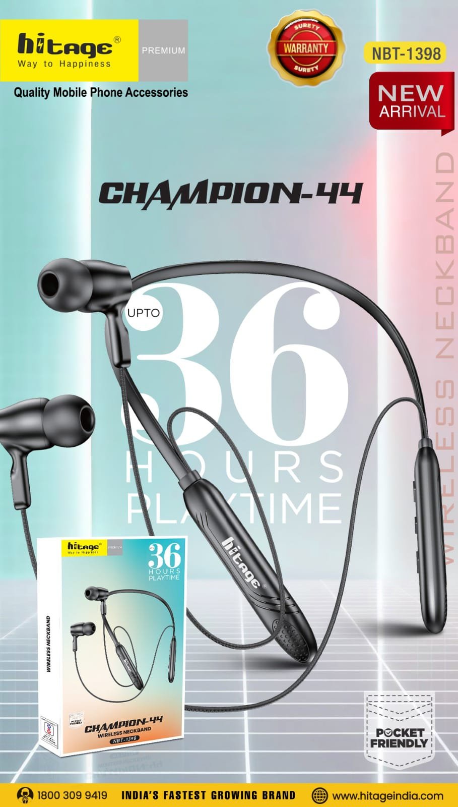 NBT-1398 Hitage BT Neckband