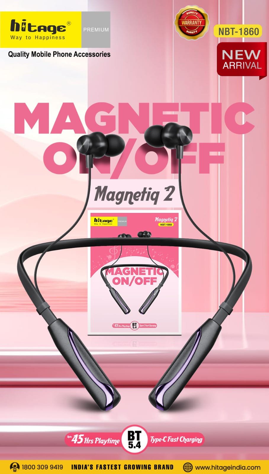 NBT-1860 Hitage BT Neckband