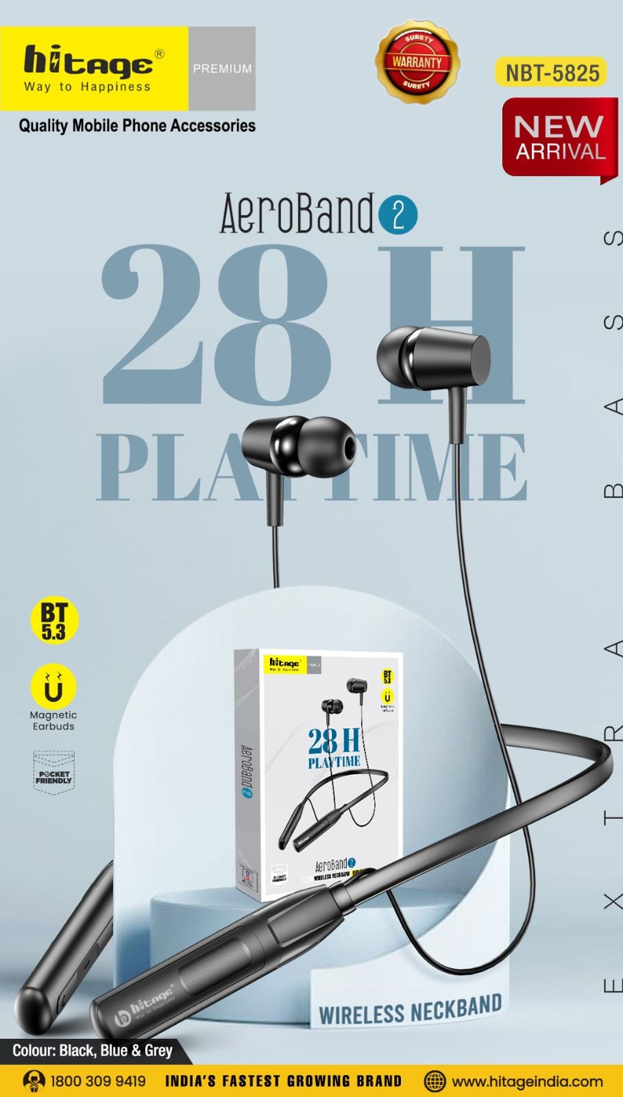 NBT-5825 Hitage BT Neckband