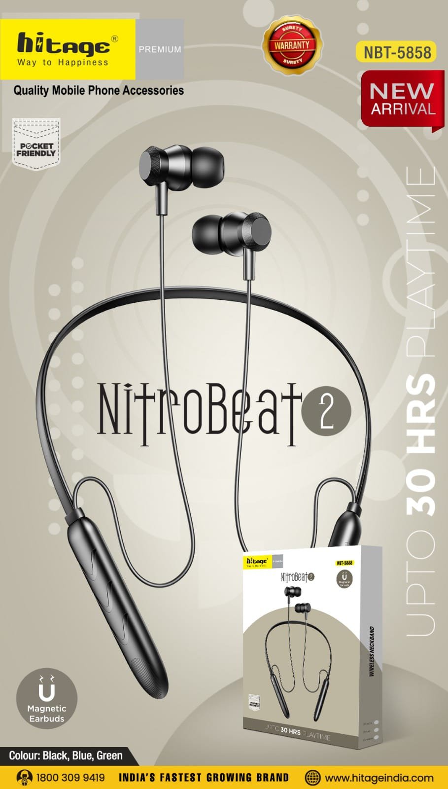 NBT-5858 Hitage BT Neckband