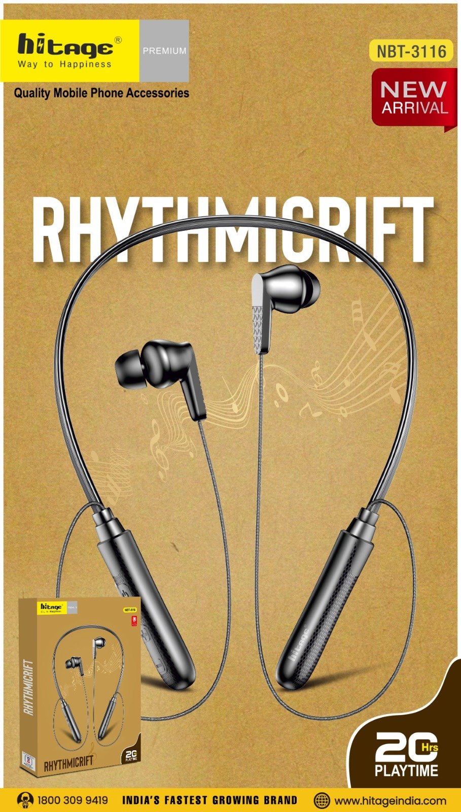NBT-3116 Hitage BT Neckband
