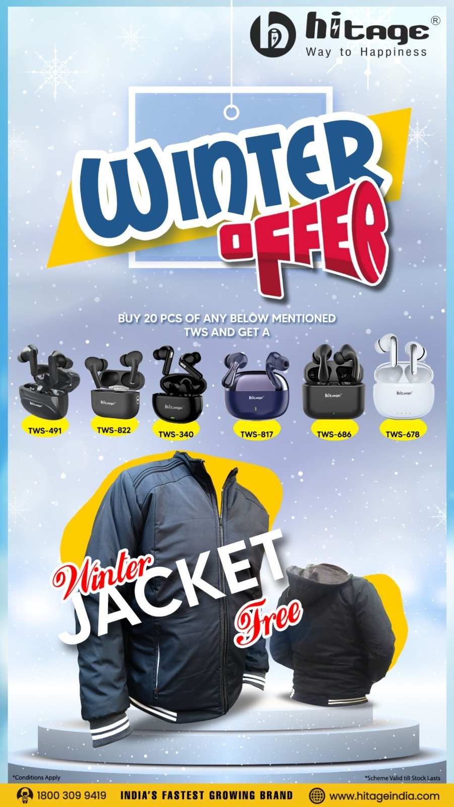 OFFER -JACKET BUY 20 Psc. TWS