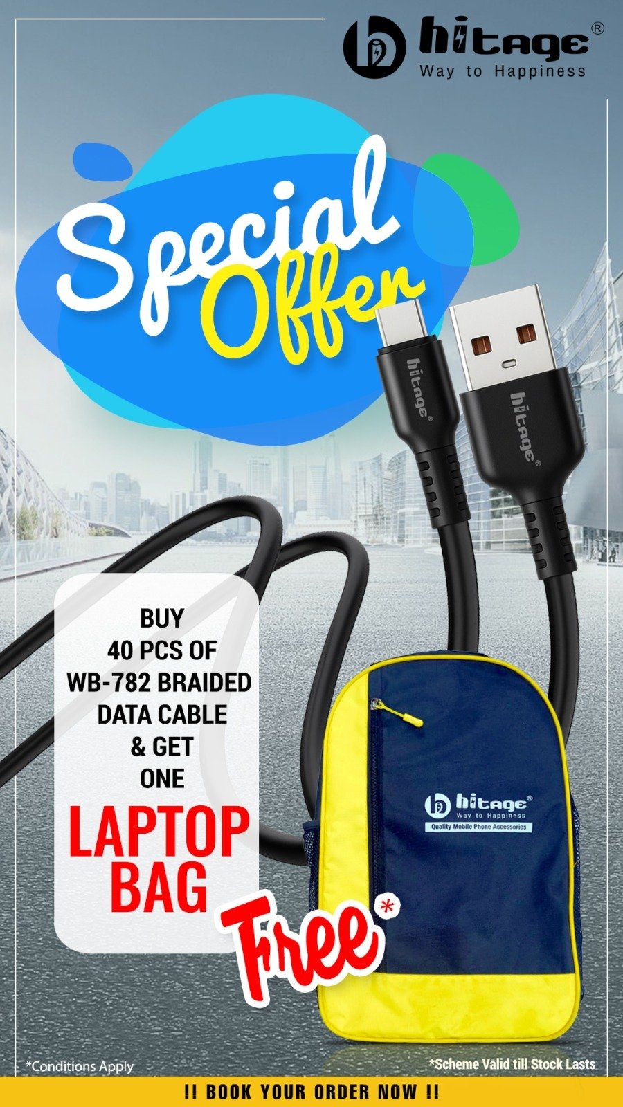 OFFER -LAPTOP BAG-WB-782 40 Pcs.