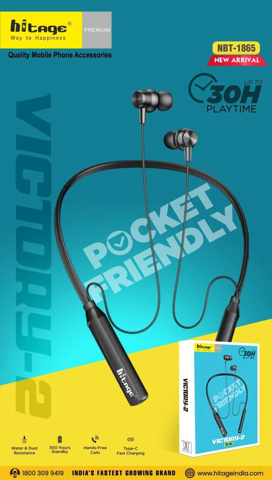 NBT-1865 Hitage BT Neckband