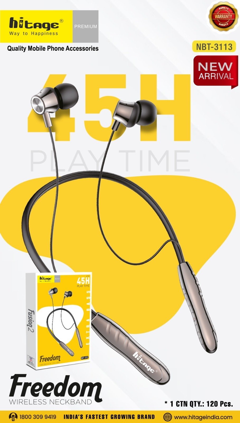 NBT-3113 Hitage BT Neckband