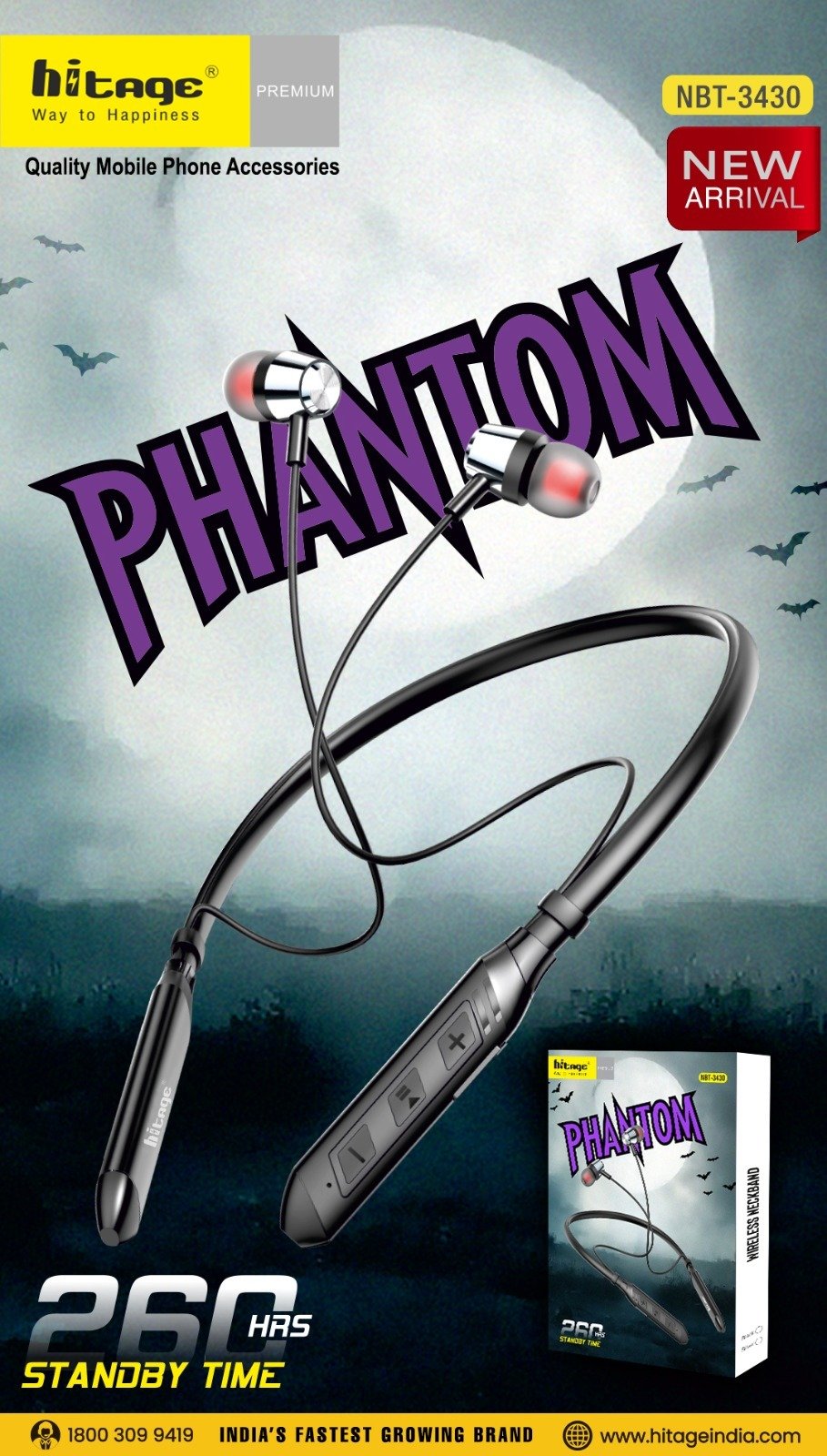 NBT-3430 Hitage BT Neckband