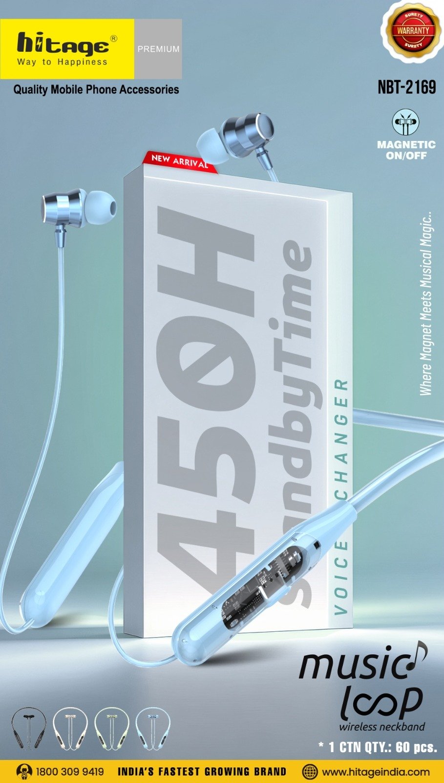 NBT-2169 Hitage BT Neckband