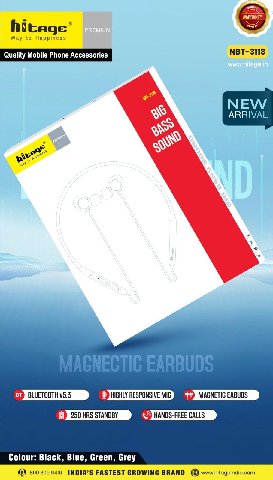 NBT-3118 Hitage BT Neckband (2)