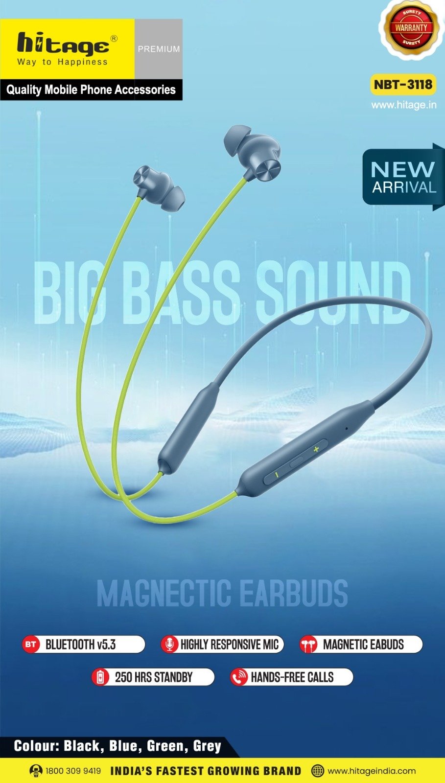 NBT-3118 Hitage BT Neckband