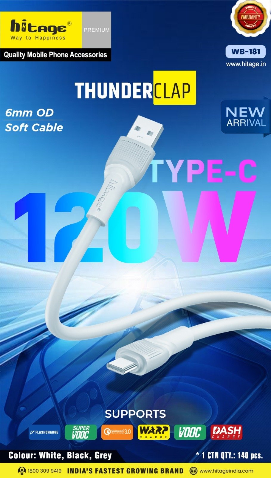WB-181 Data Cable Type-C (3)