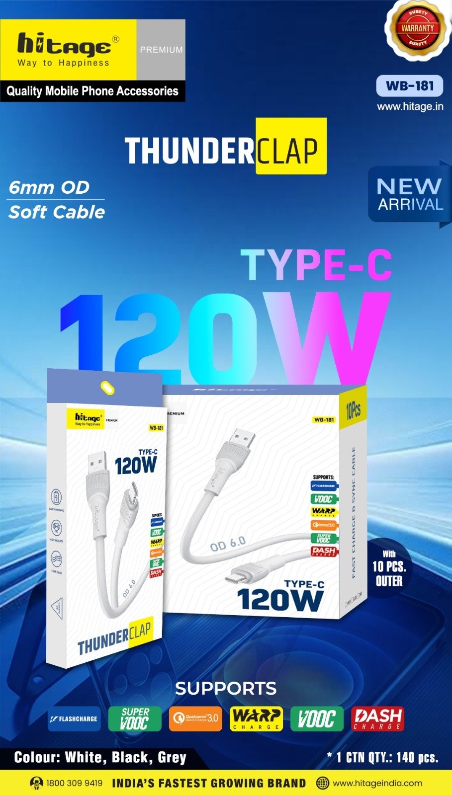 WB-181 Data Cable Type-C