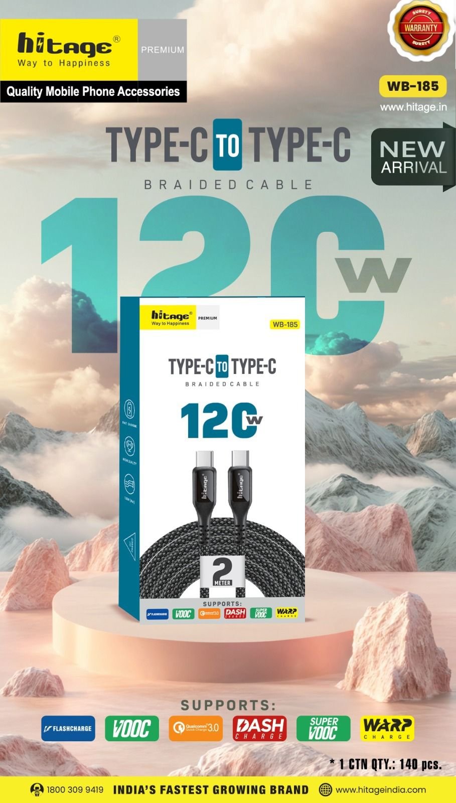 WB-185 Data Cable Type-C