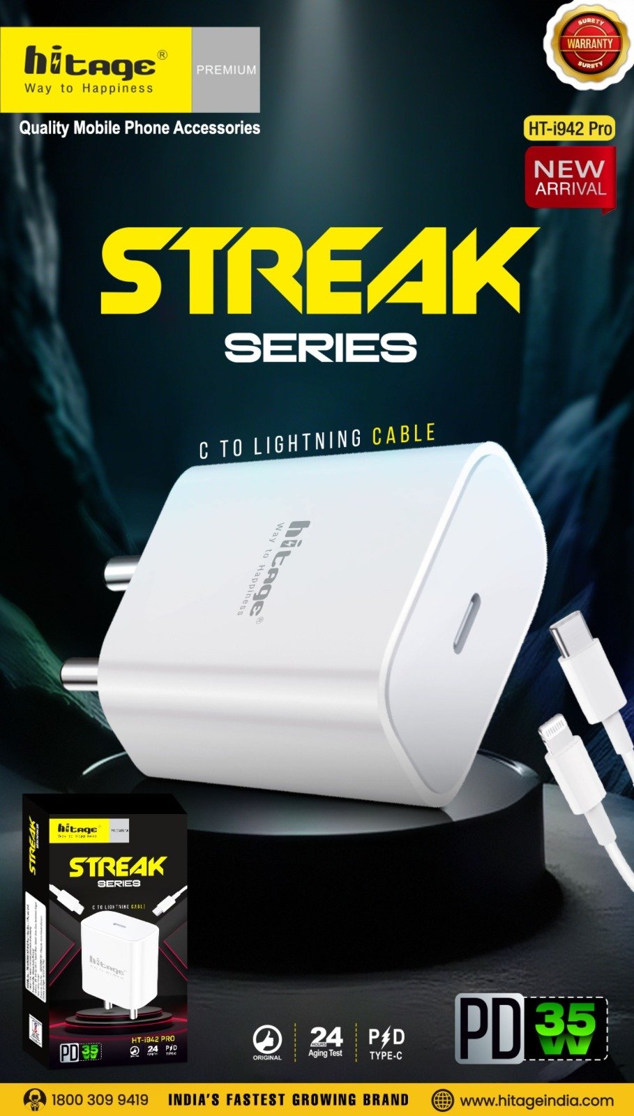 HT-i942 Pro Hitage PD Charger