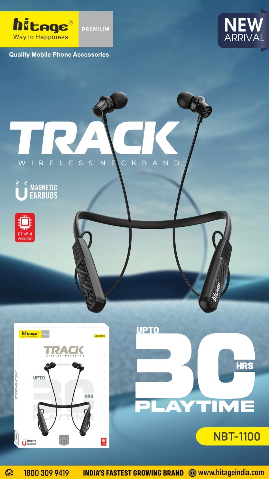 NBT-1100 Hitage BT Neckband