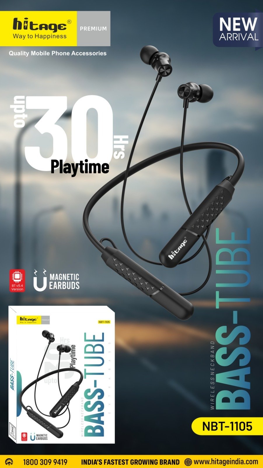 NBT-1105 Hitage BT Neckband