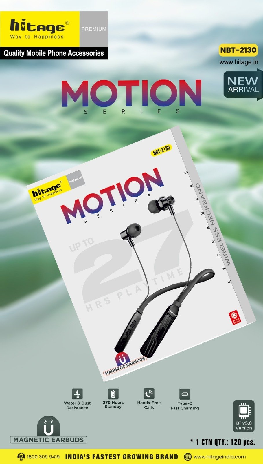 NBT-2130 Hitage BT Neckband (2)