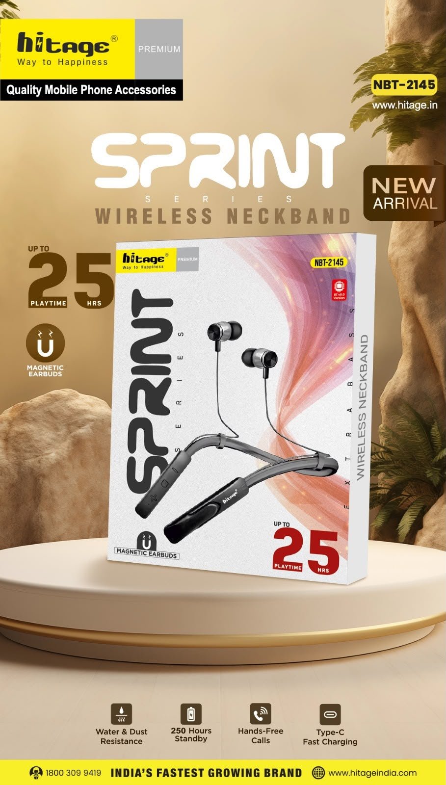 NBT-2145 Hitage BT Neckband (2)