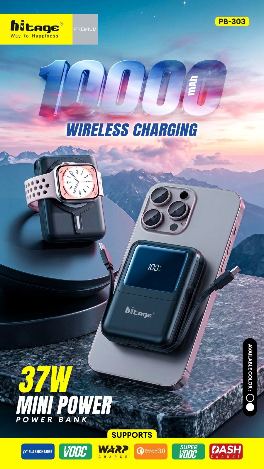 PB-303 Hitage Power Bank(10000Amh)