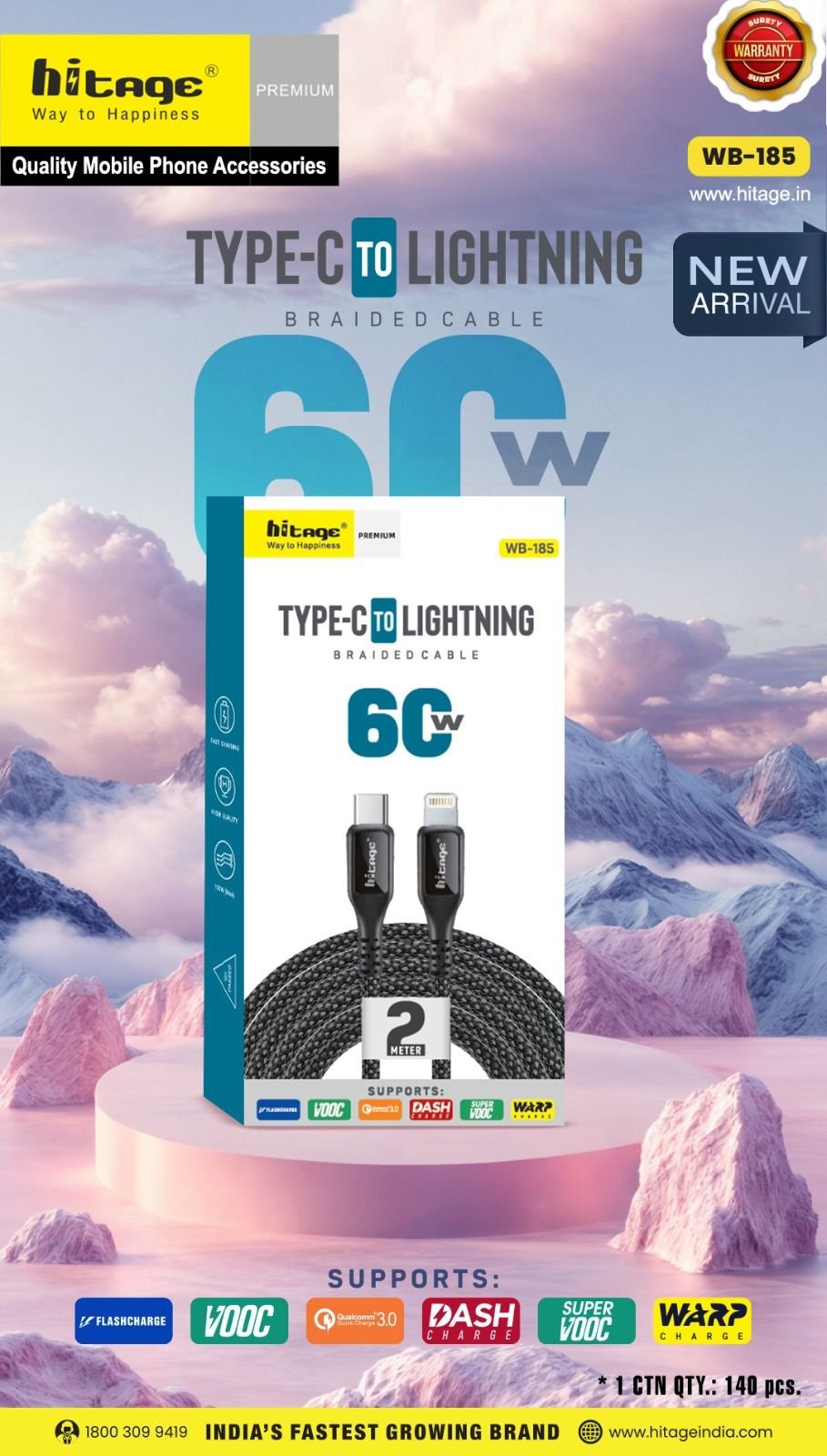 WB-185 Data Cable (C to L)