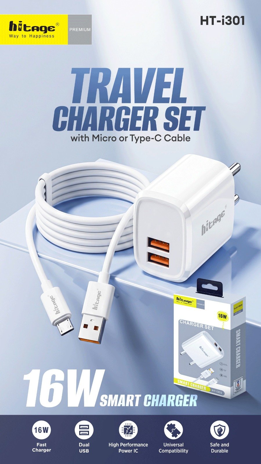HT-i301 (16W) Charger (Type-C)