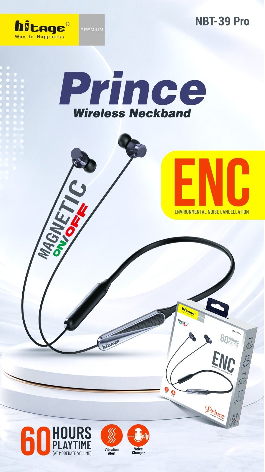 NBT-39 Pro Hitage BT Neckband
