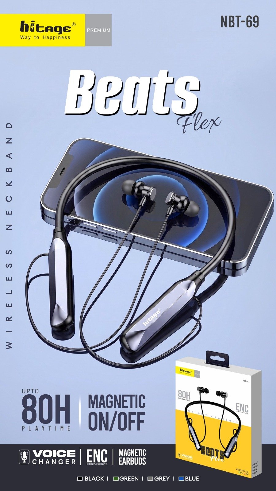 NBT-69 Hitage BT Neckband