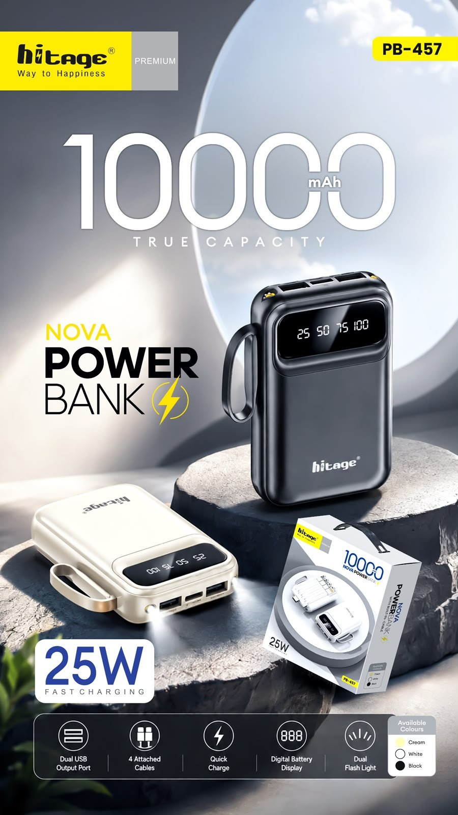 PB-457 Hitage Power Bank (10000mAh)