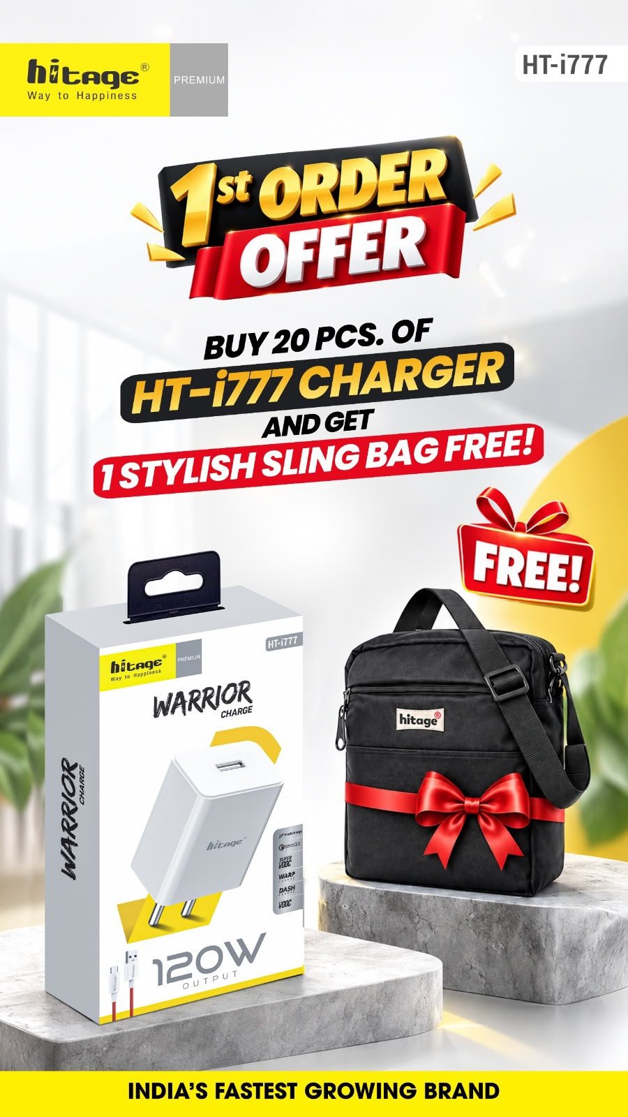 HT-i777 Hitage Charger (120W)