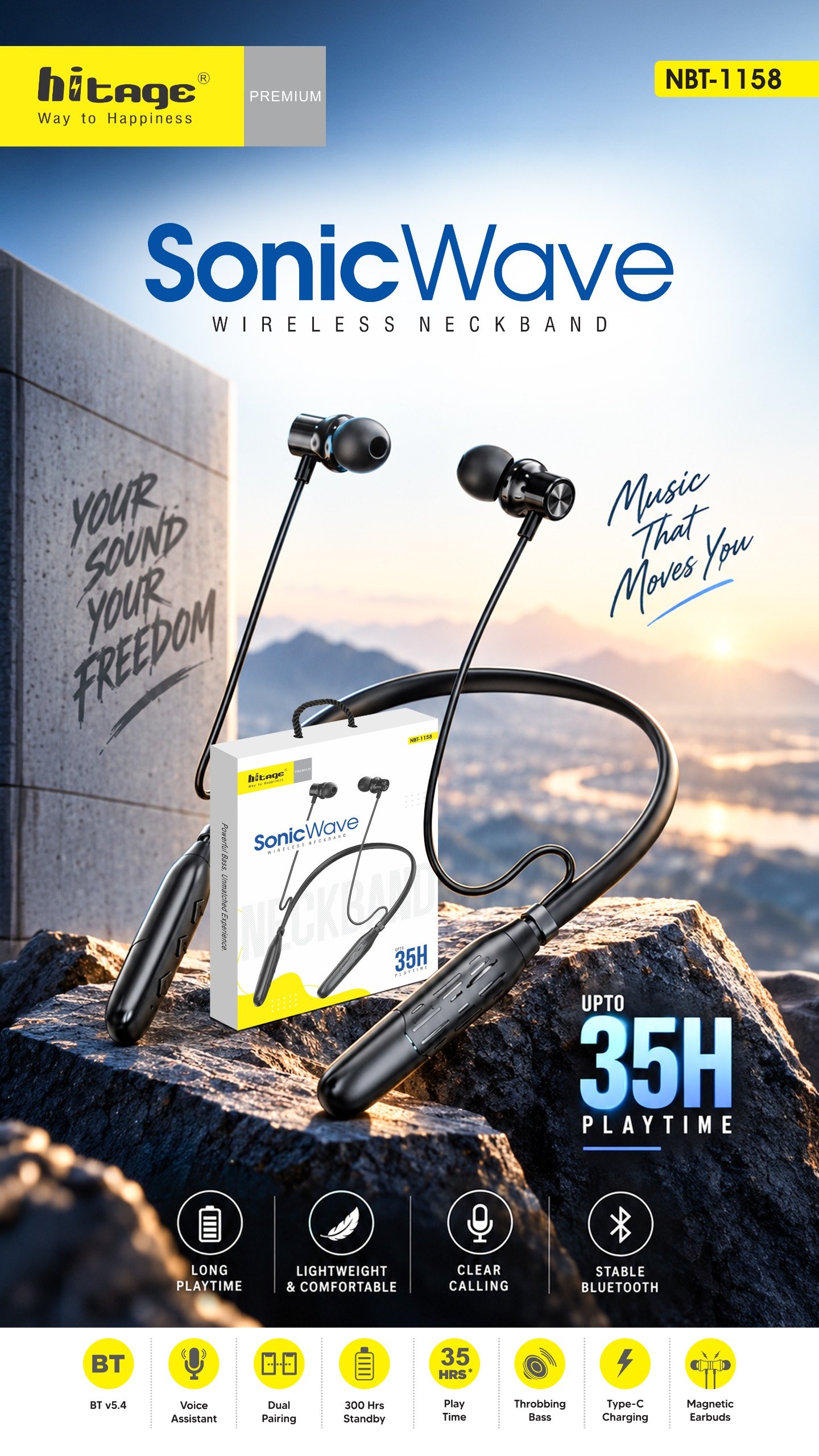 NBT-1158 Hitage BT Neckband
