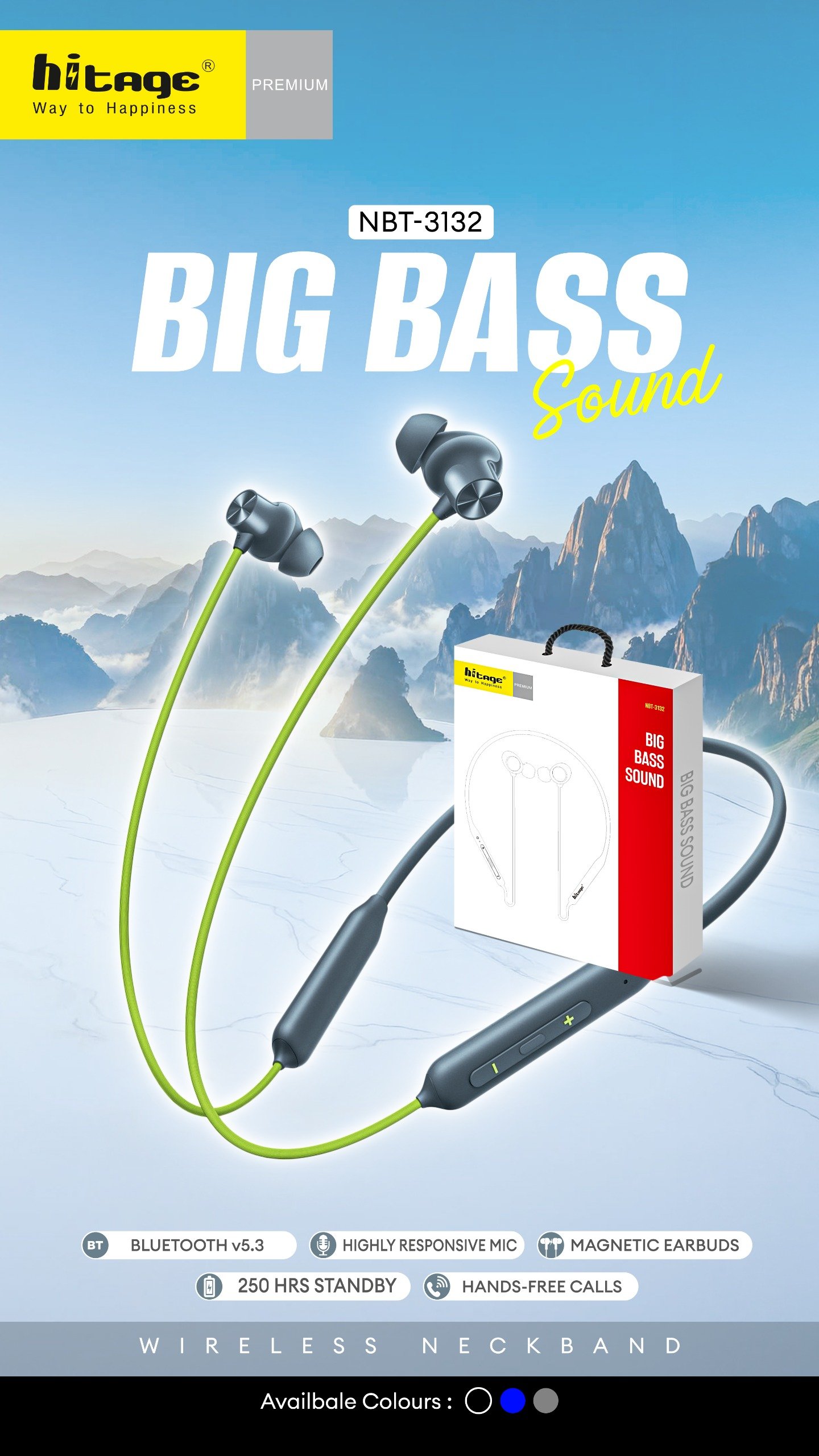NBT-3132 Hitage BT Neckband