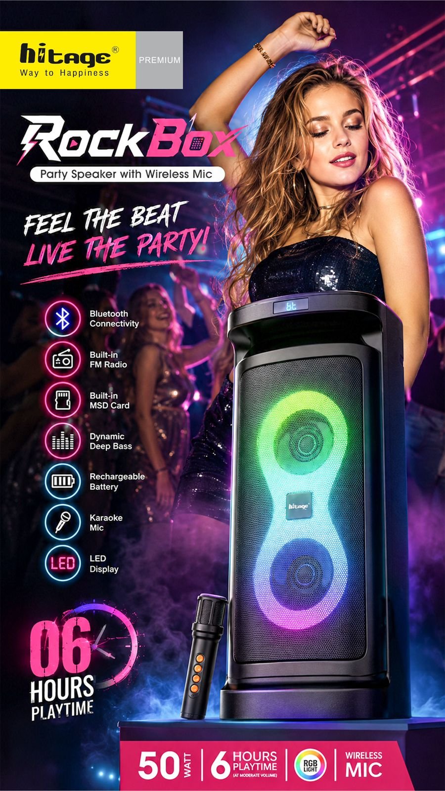 Rock Box Hitage Speaker