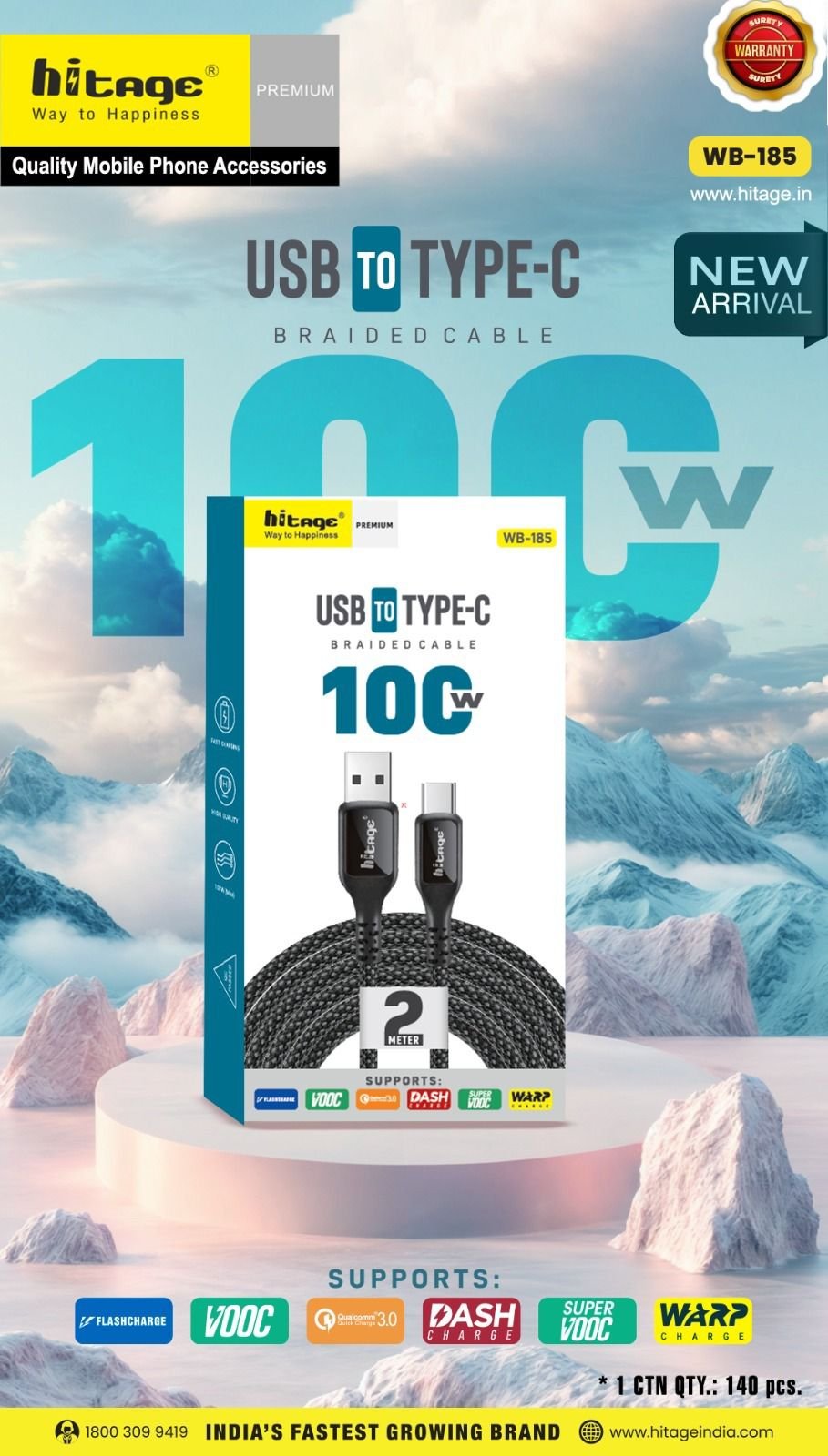 WB-185 Data Cable Type-C