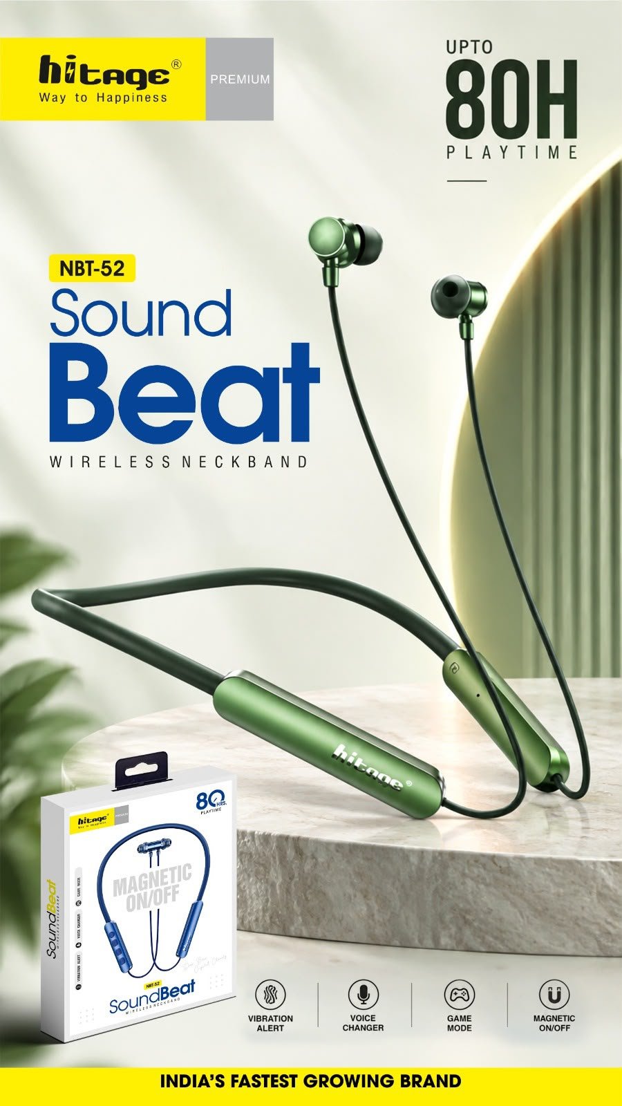 NBT-52 Hitage Wireless NeckBand