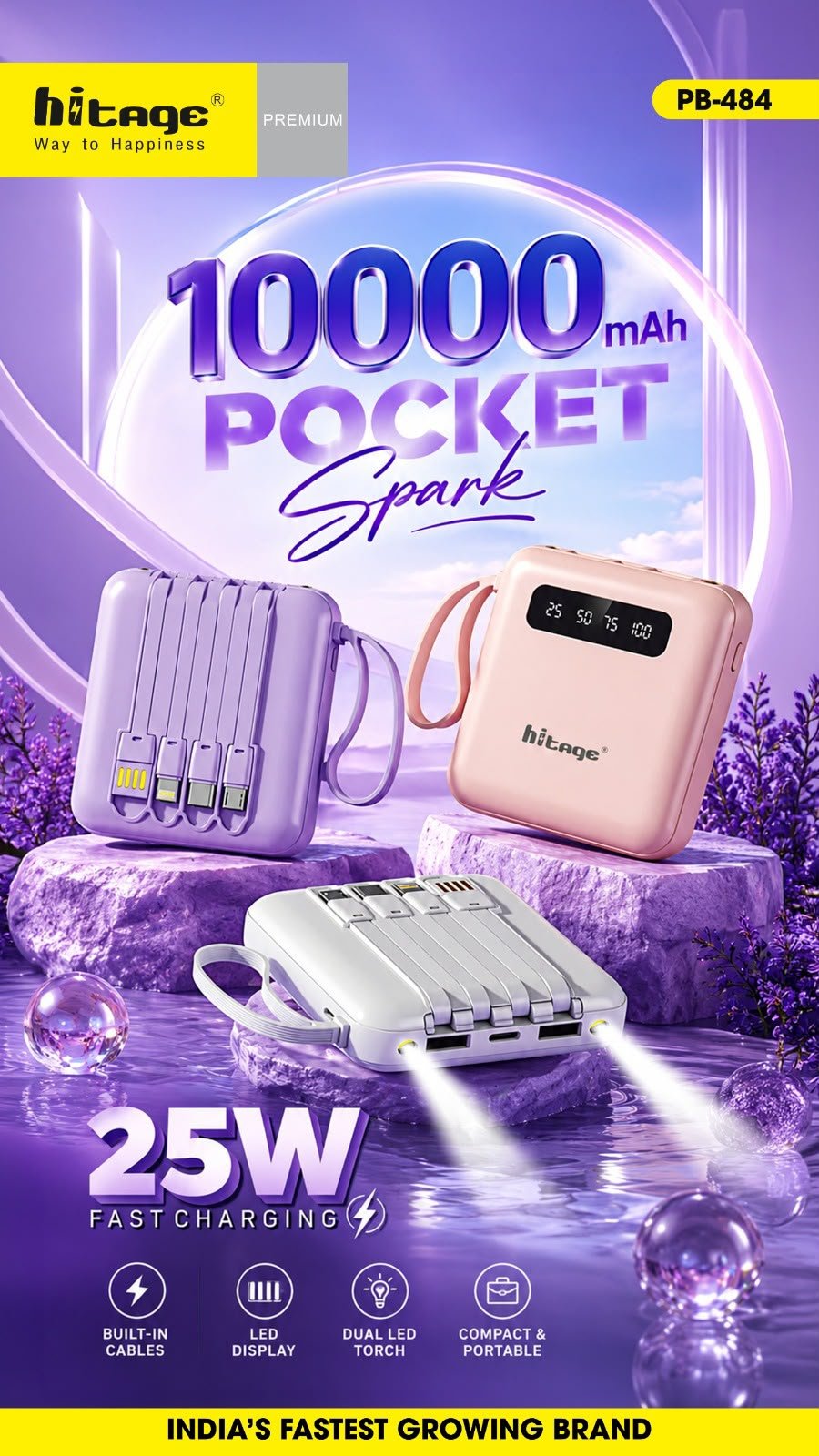 PB-484 Hitage Power Bank(10000mAh)