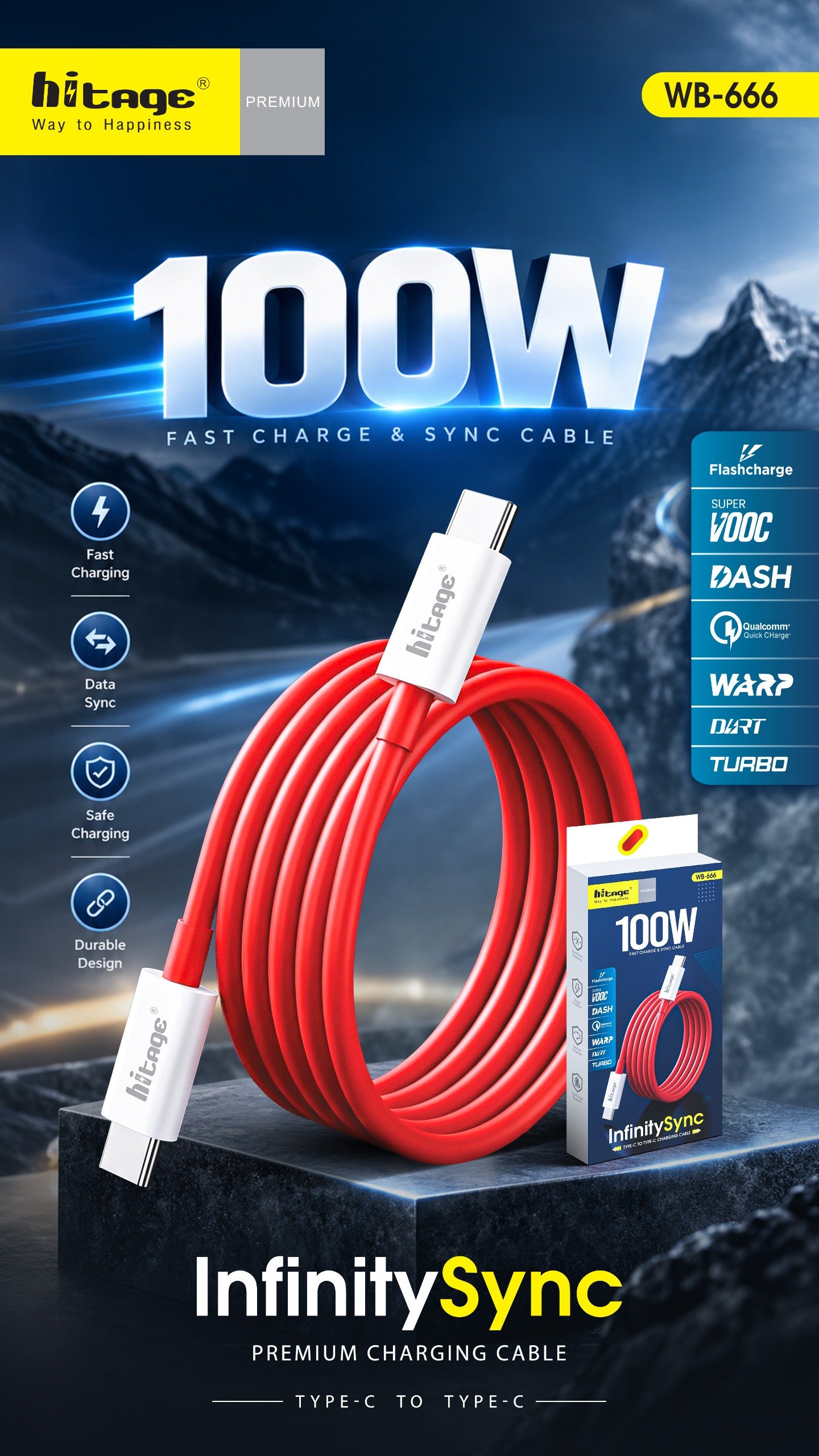 WB-666 Hitage (C-C) Data Cable